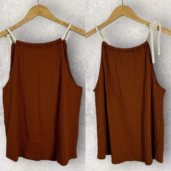 NWT Sezane Jill Top Coffee Brown Size Large Organic Cotton Size Large New W Tags - Picture 4 of 15